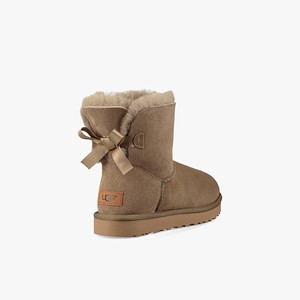 Ugg Mini Bailey Bow II Klassiska Stövlar Dam Bruna (426178GOC)